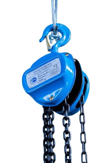 Таль ручная шестеренная TOR ТРШ C 1,0ТХ3М PRO (для тяжелых работ) — фото 2