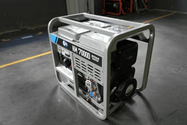 Генератор дизельный 7,0 кВт 220В с электростартером и колесами TOR KM7000D — фото 13